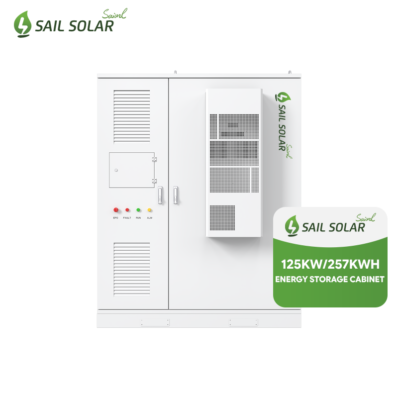 257KWH Lithium Battery Outdoor All-in-One Cabinet with 125KW PCS for C&I Solar Energy Storage System
